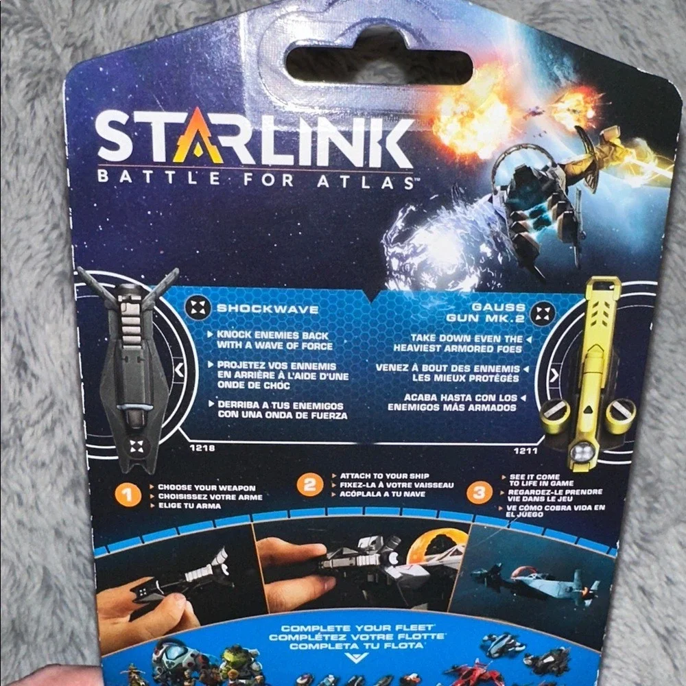 Starlink Battle for Atlas Weapons Pack Shockwave Gauss Gun Mk.2 Ubisoft New